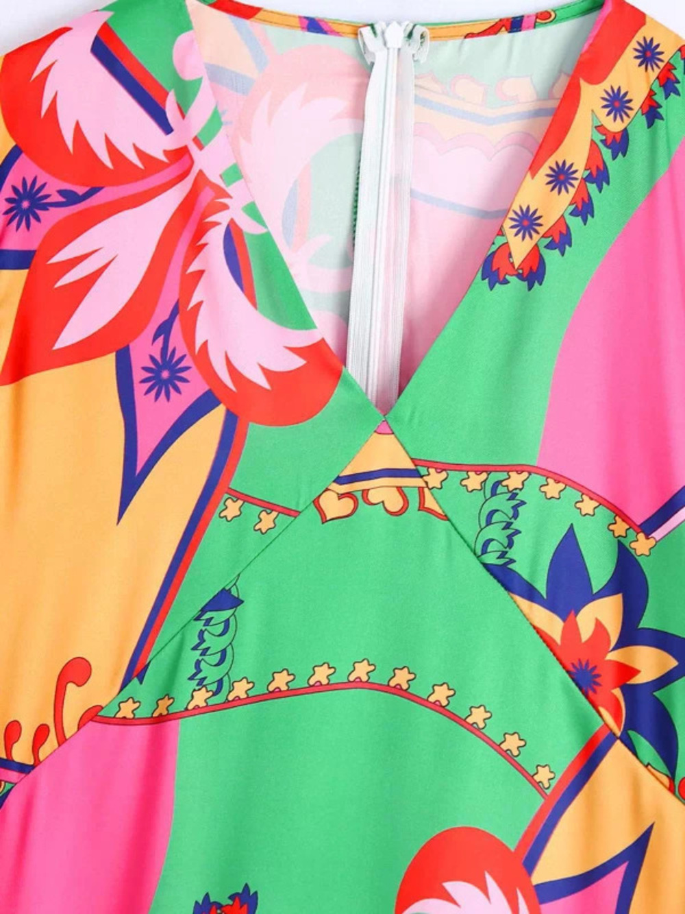 Women's Spring Long Sleeve Printed Dress